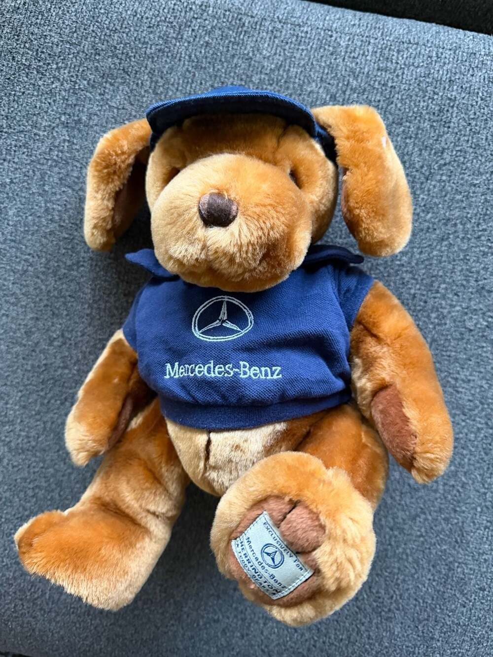 Vintage Herrington Teddy Bears for Mercedes-Benz Plush Puppy w/ Hat and Sweater